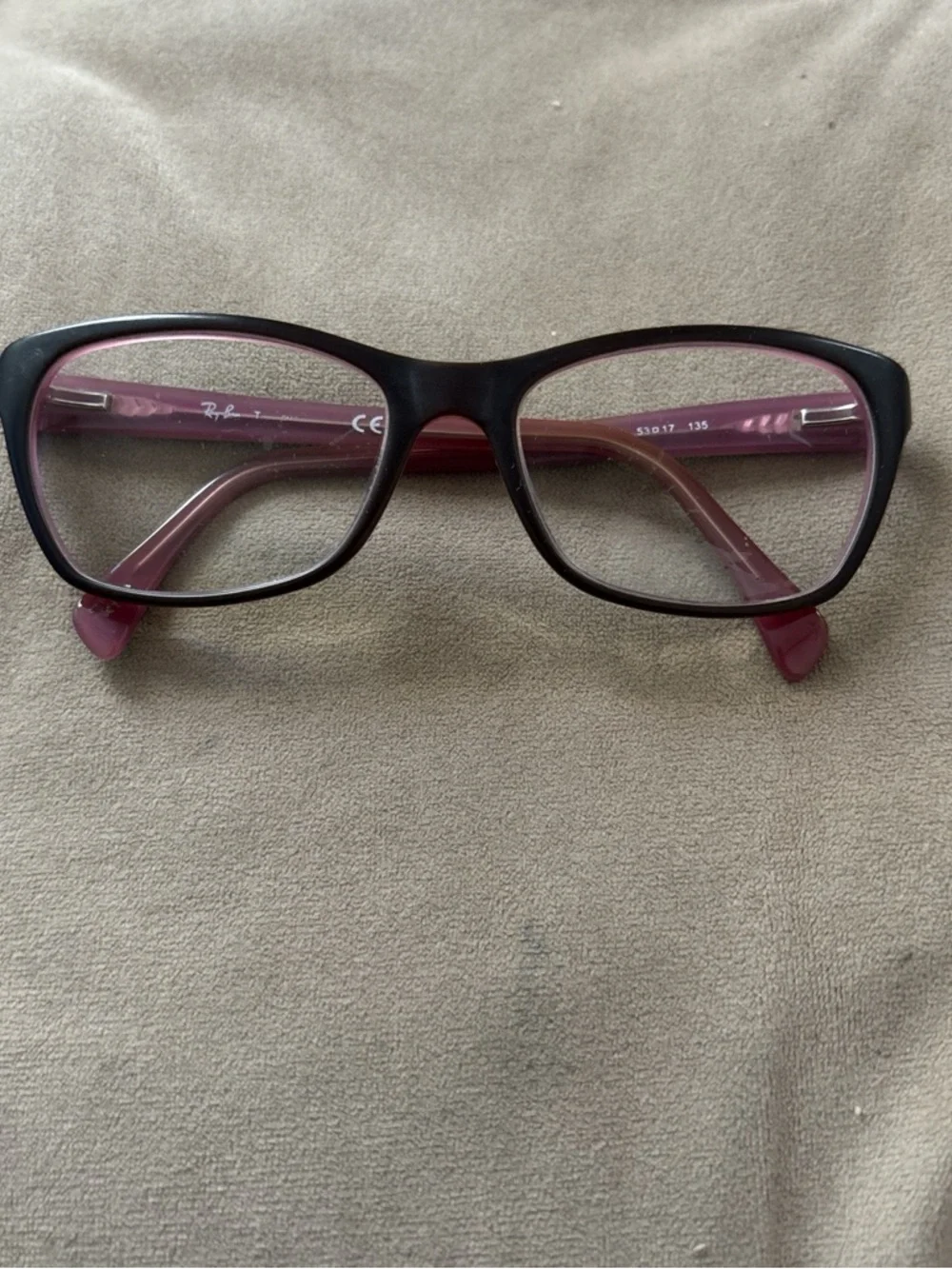 Ray-Ban Women’s Cat Eye Glasses in Black and Pink Kids
